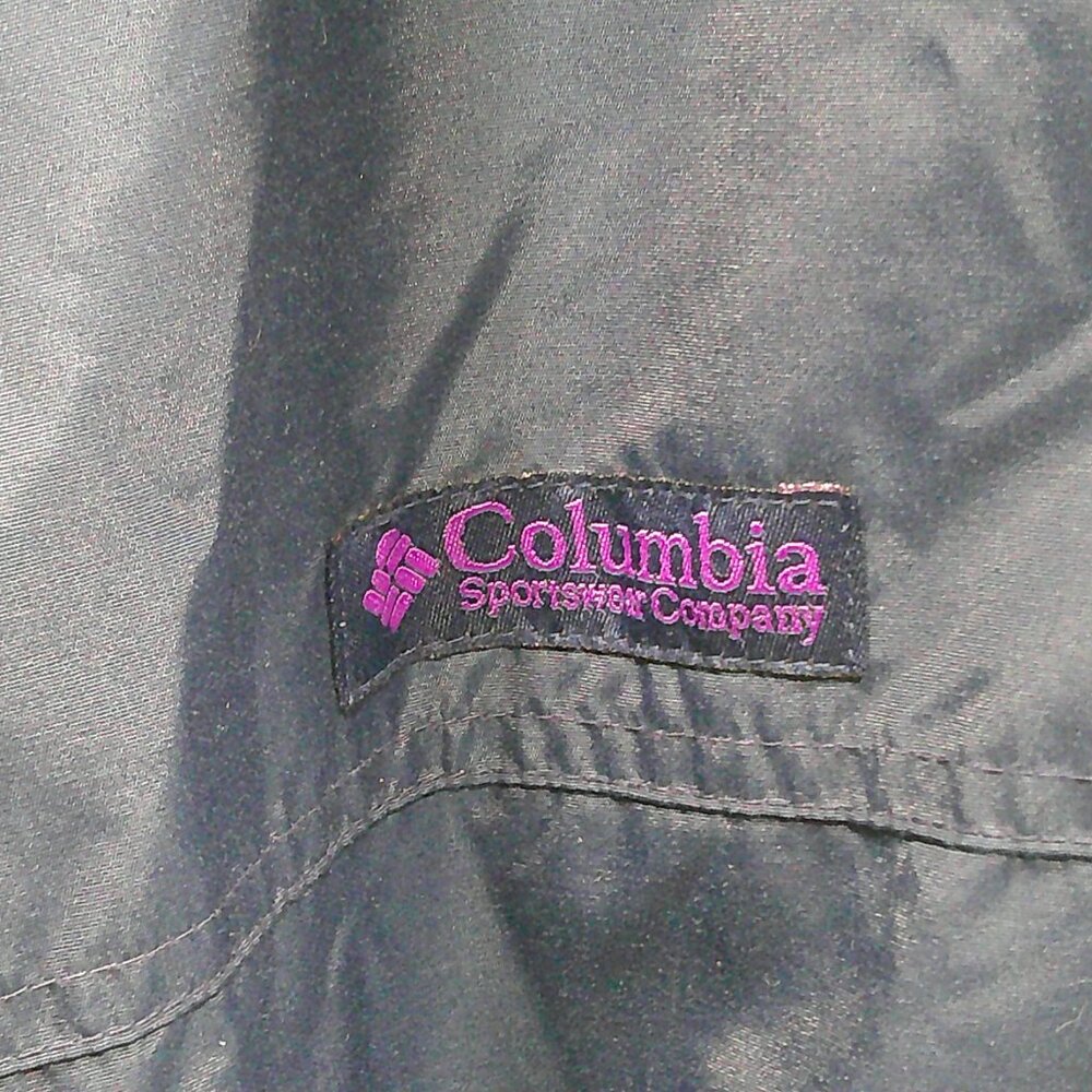 Columbia Vintage 90’s Preppy Ski Jacket Longs Peak Size M | Navy Purple Teal - Picture 4 of 12